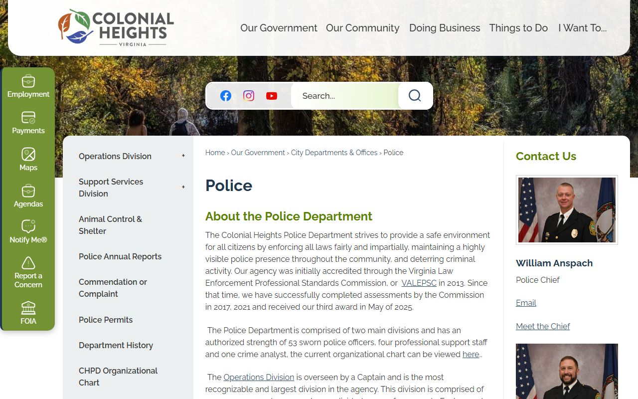 Colonial Heights busted mugshots - Colonial Heights Police Department