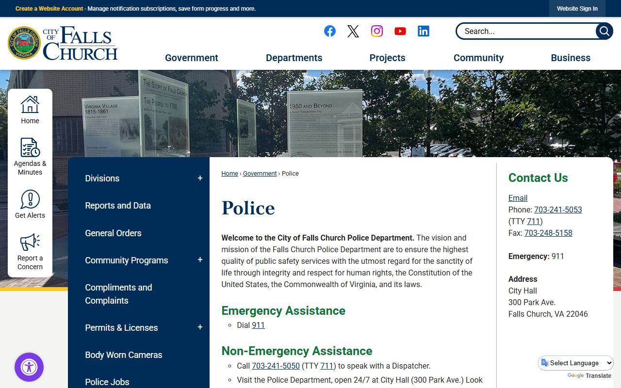 Falls Church busted mugshots - Falls Church Police Department