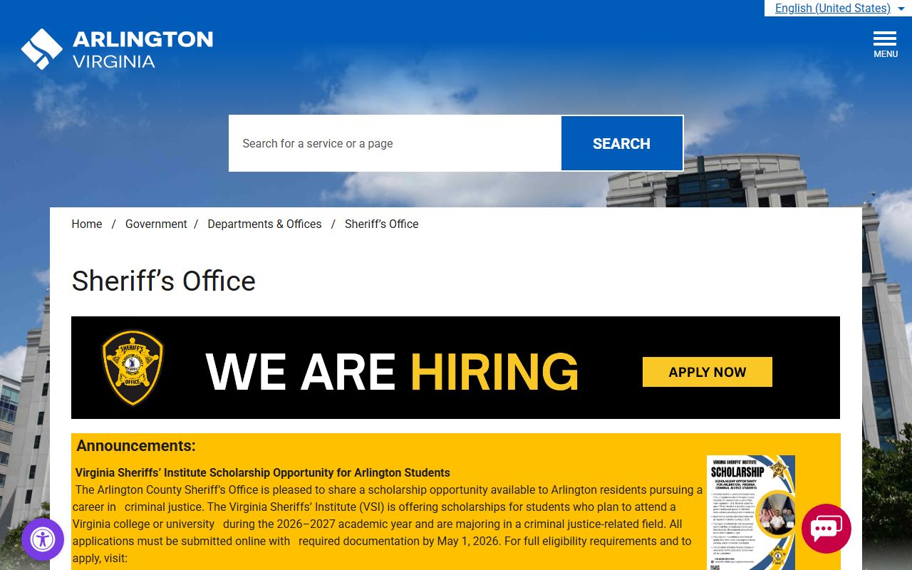 Arlington County busted mugshots sheriff office detention